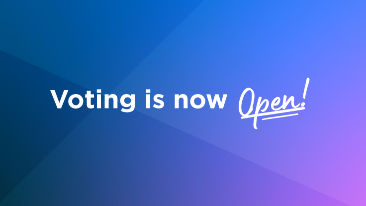 Voting is now open