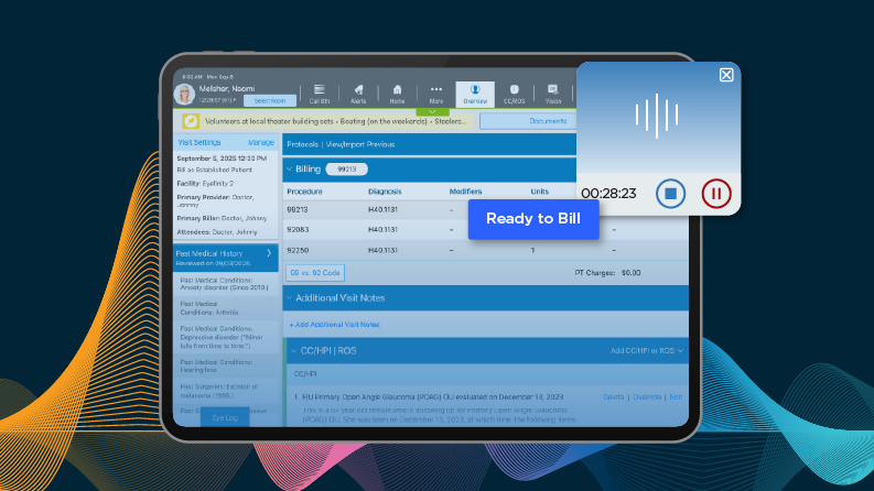 EncompassScribe by Eyefinity on the iPad