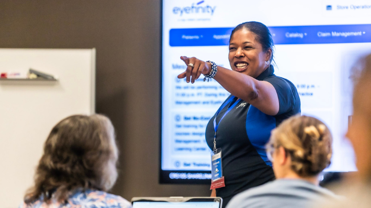 Eyefinity EHR Product Manager at Vision Expo East 