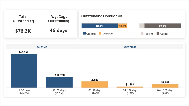 Accounts Receivable Detail report screenshot